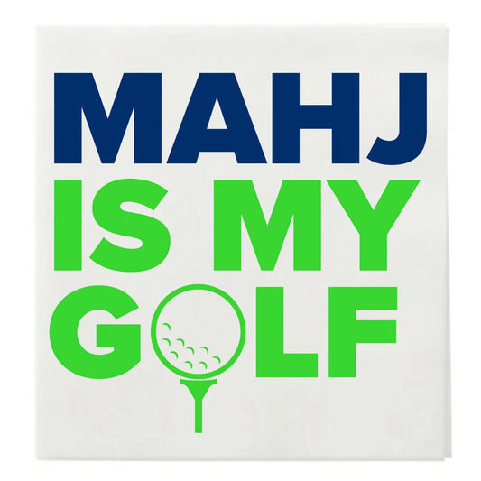 "Mahj Is My Golf" Cocktail Napkins